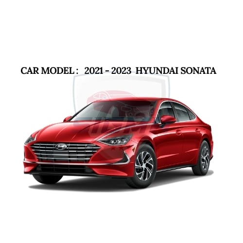 2021-2023 Hyundai Sonata Front Drilled Slotted Brake Rotors Performance Set - Image 2
