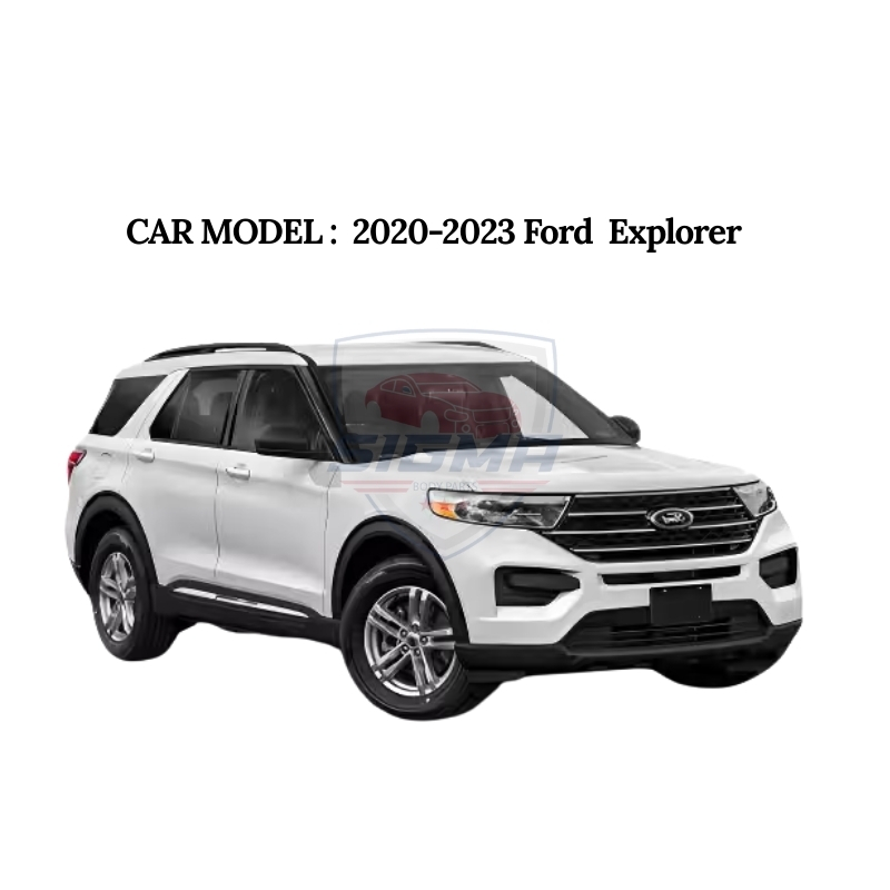 2020–2023 Ford Explorer Rear Door Molding Trim Chrome Right Side with Cli - Image 2