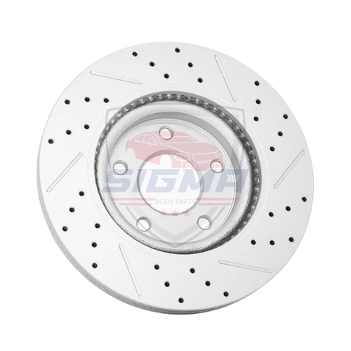 2013?2023 Nissan Altima Rear Drilled & Slotted Rotors Kit Performance Upgrade - Image 2